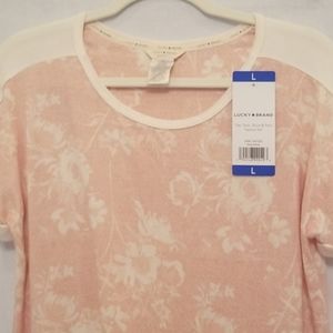 Lucky Brand Pajama Top Women's Large